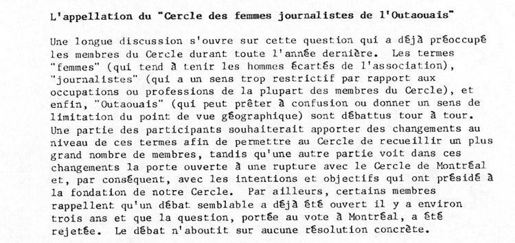 Extrait du proc&egrave;s-verbal