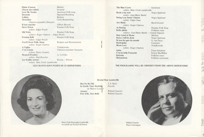 concert du 20e anniversaire, 1949-1969