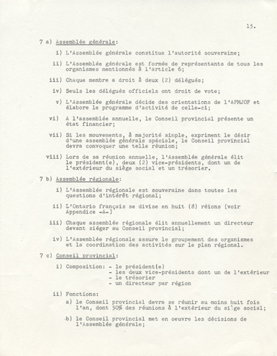 Constitution de l'APMJOF