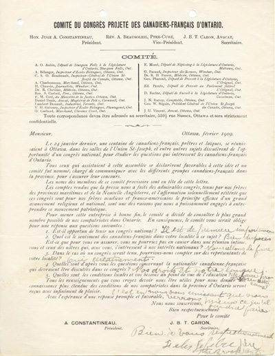 Lettre circulaire