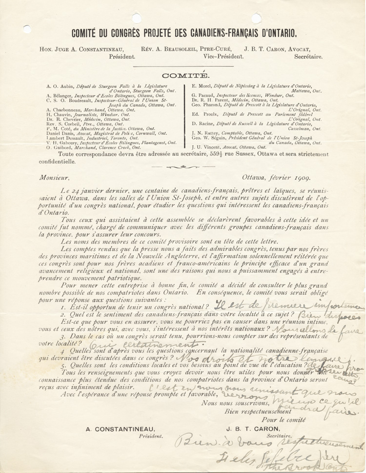 Lettre circulaire