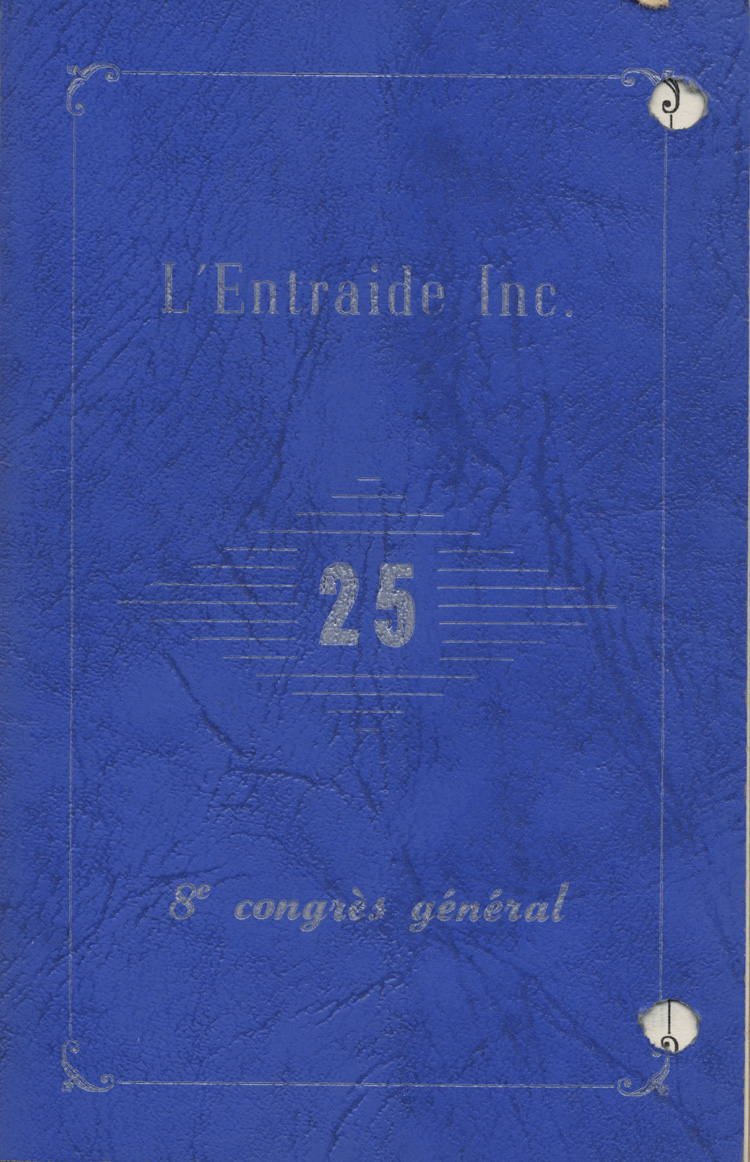 Carnet de d&eacute;l&eacute;gu&eacute; du 8e congr&egrave;s g&eacute;n&eacute;ral de l'Ordre de Jacques Cartier (OJC)