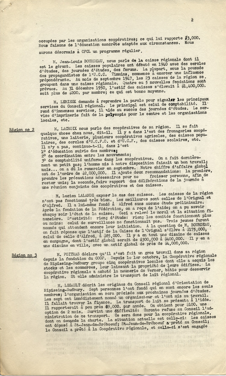 Rapport des journ&eacute;es d'&eacute;tudes provinciales