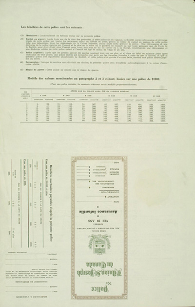 Polices d'assurance