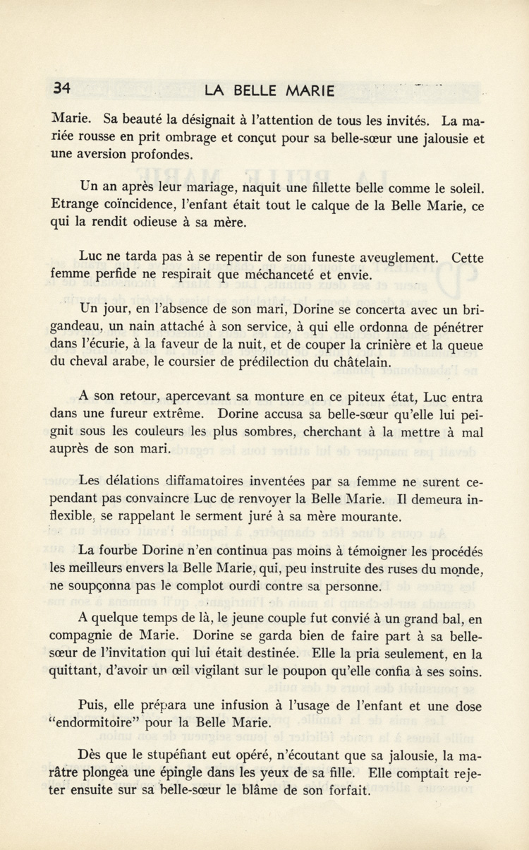 &laquo; La Belle Marie &raquo;