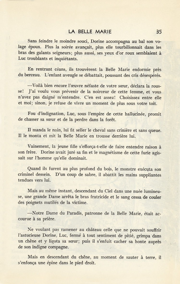 &laquo; La Belle Marie &raquo;