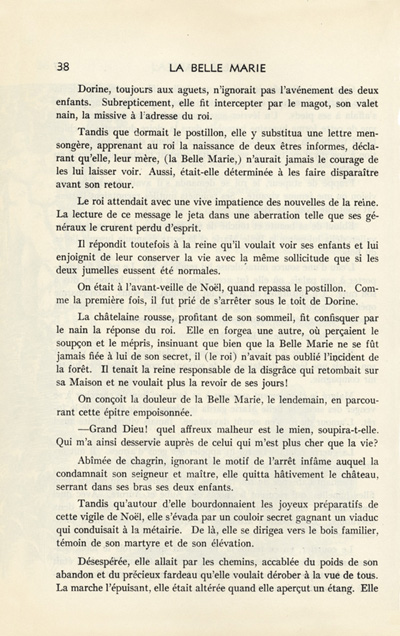 &laquo; La Belle Marie &raquo;
