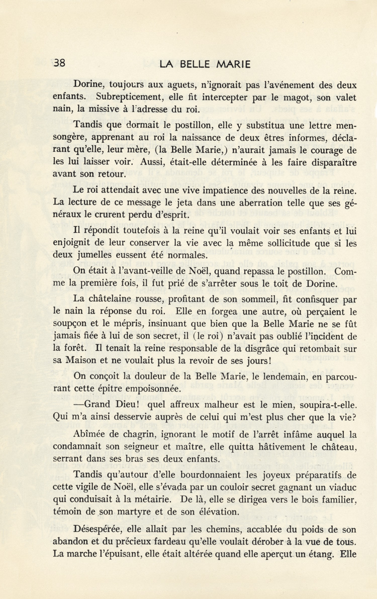 &laquo; La Belle Marie &raquo;