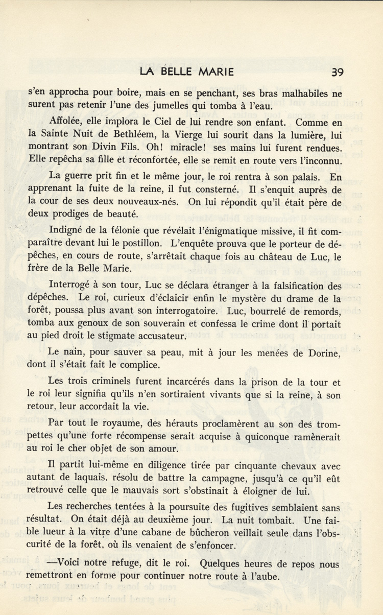 &laquo; La Belle Marie &raquo;